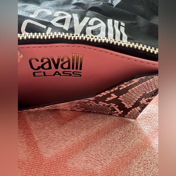Cavalli Class Small Wallet Card Holder Organizer Pink - Picture 4 of 11